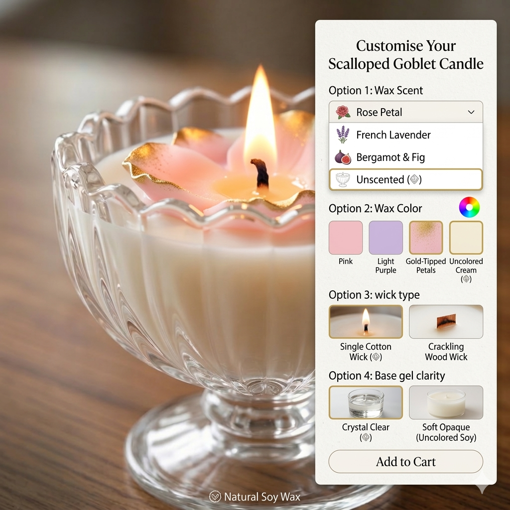 Luxury Glass Bowl Soy Candle – Elegant Crystal Glass Decorative Candle | Premium Home Décor ✨