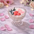 LÜME Rose Blossom Luxury Soy Wax Candle – Rose, Ylang Ylang, Vanilla & Musk
