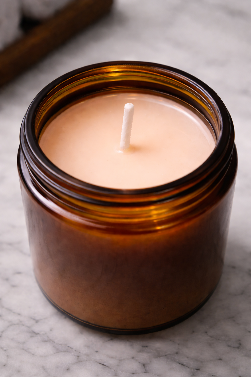 LÜME Stress Relief Luxury Soy Wax Candle – Rose Petals, Chamomile & Ylang Ylang